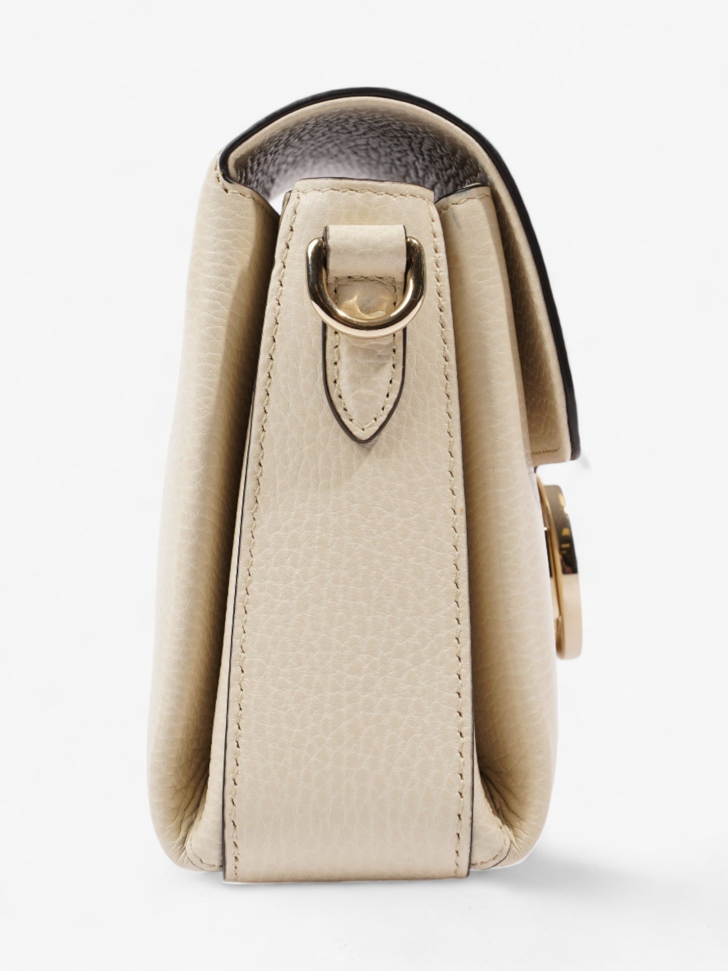 Gucci Interlocking G Dollar Bag White Leather