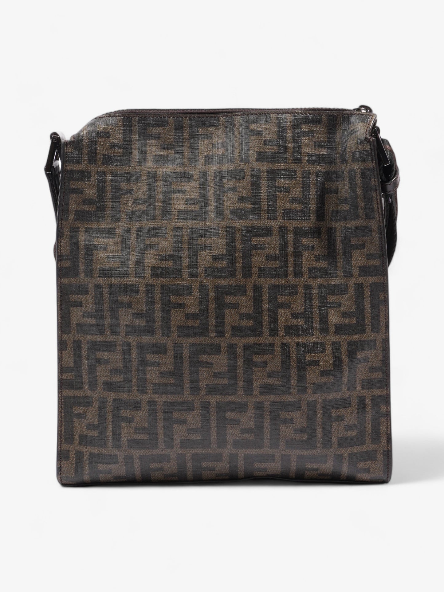 Fendi Zucchino Boston Burgundy Canvas