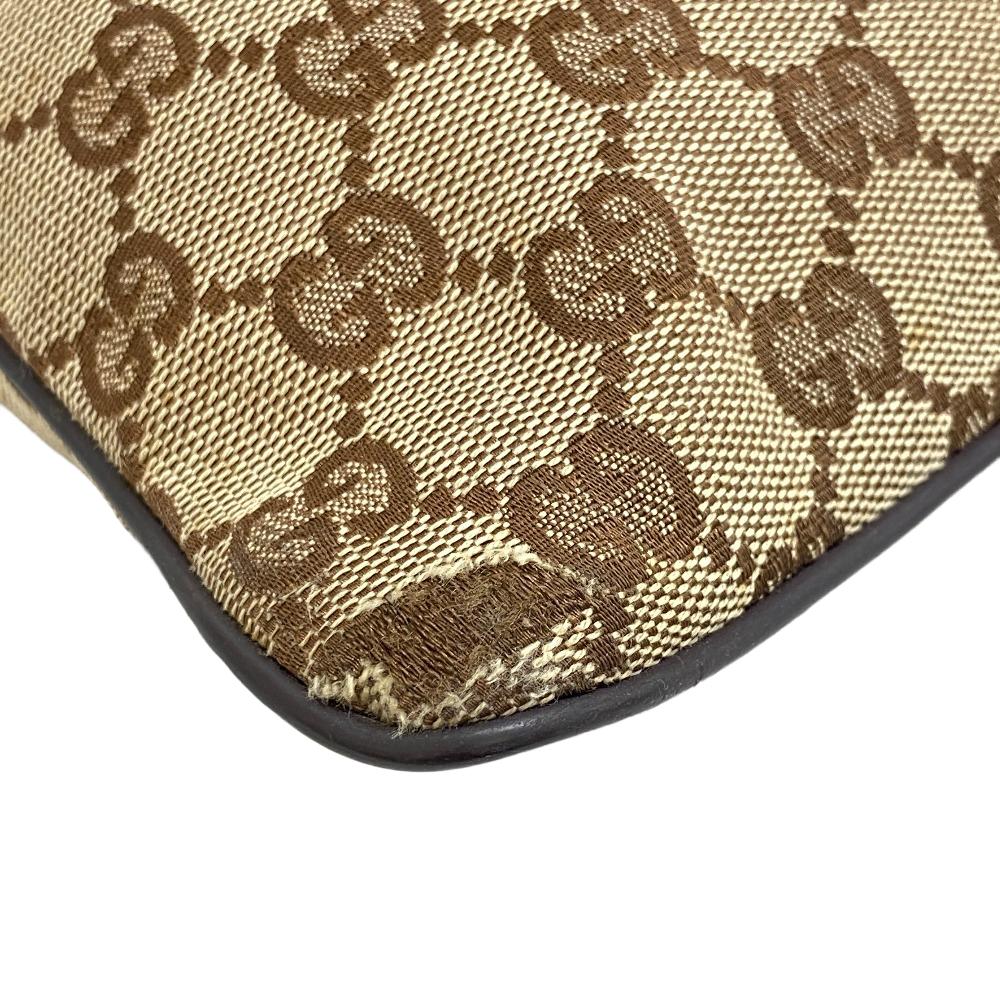 GUCCI Shoulder Bag 146309 GG canvas beige GG canvas Women