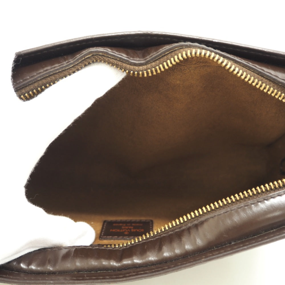 LOUIS VUITTON business bag N51993 leather Brown Clutch bag Damier Saint Louis mens