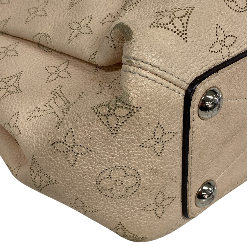 LOUIS VUITTON Handbag Mahina cream Mahina BabyloneChainBB Women