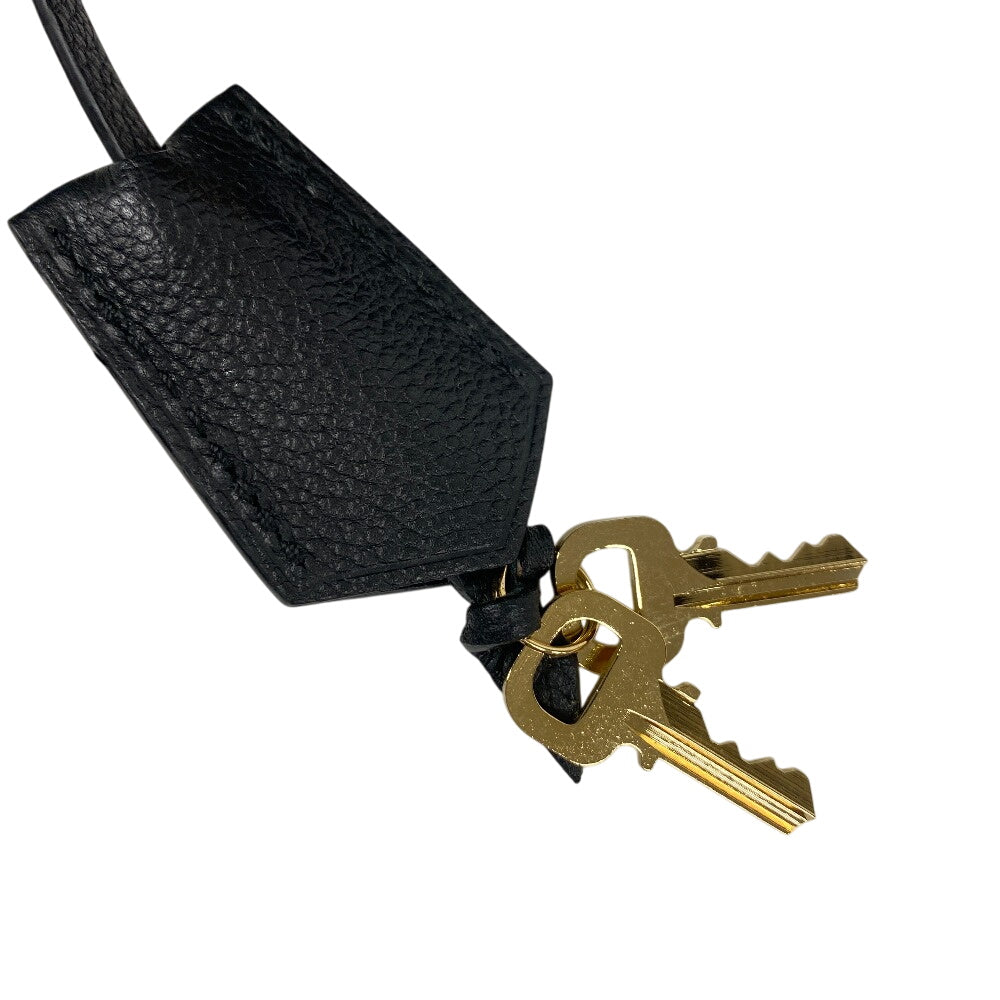 LOUIS VUITTON Handbag M41069 leather black Monogram Ann Platt Montaigne GM Women(Unisex)