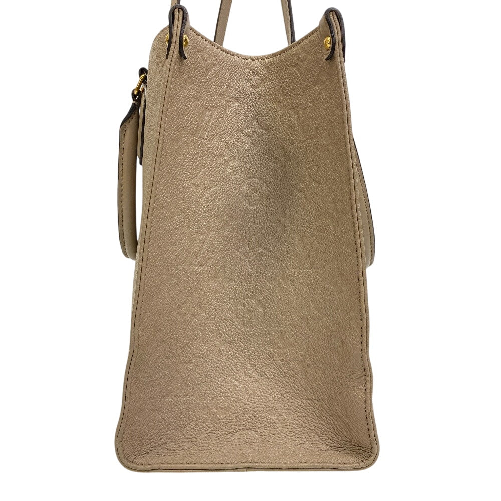 Luxury Women's Handbag | LOUIS VUITTON Handbag Monogram Empreinte , Leather beige Monogram Ann Platt On the Go MM