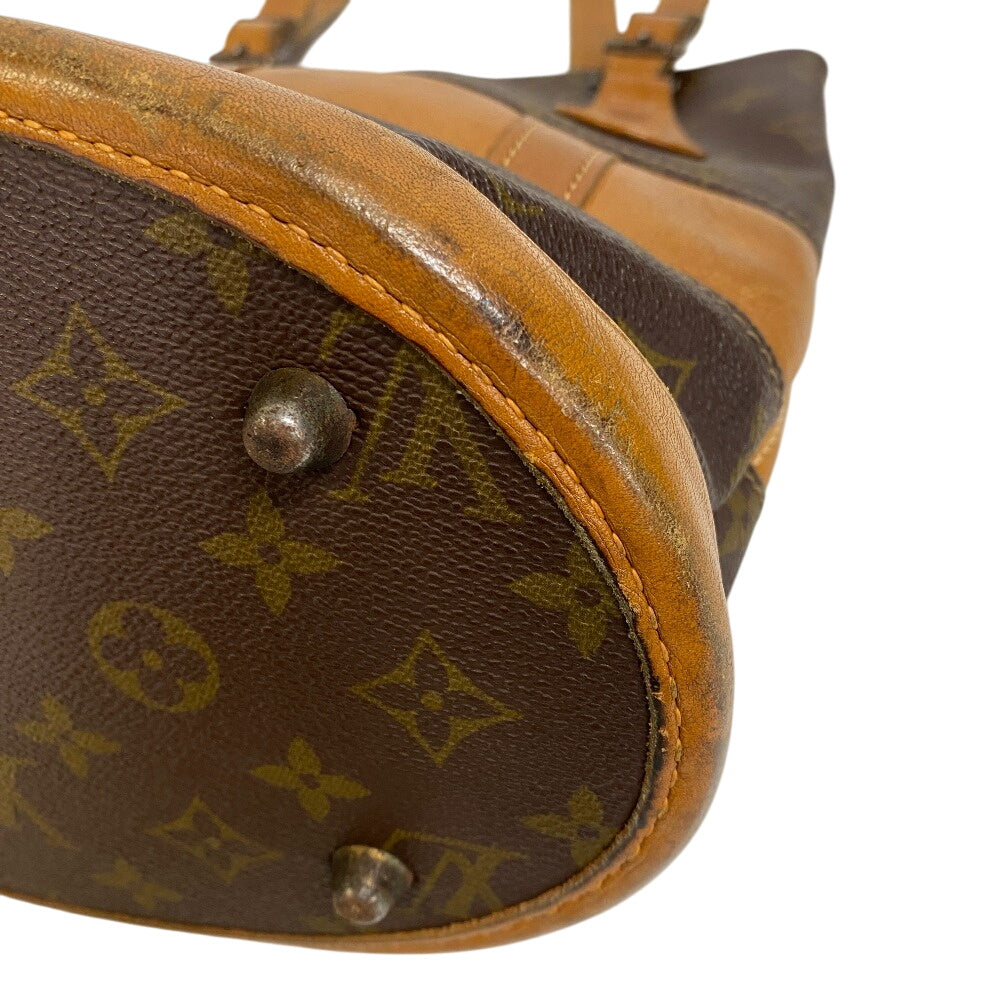 Luxury Women's Handbag | LOUIS VUITTON Handbag leather Brown Monogram BucketPM