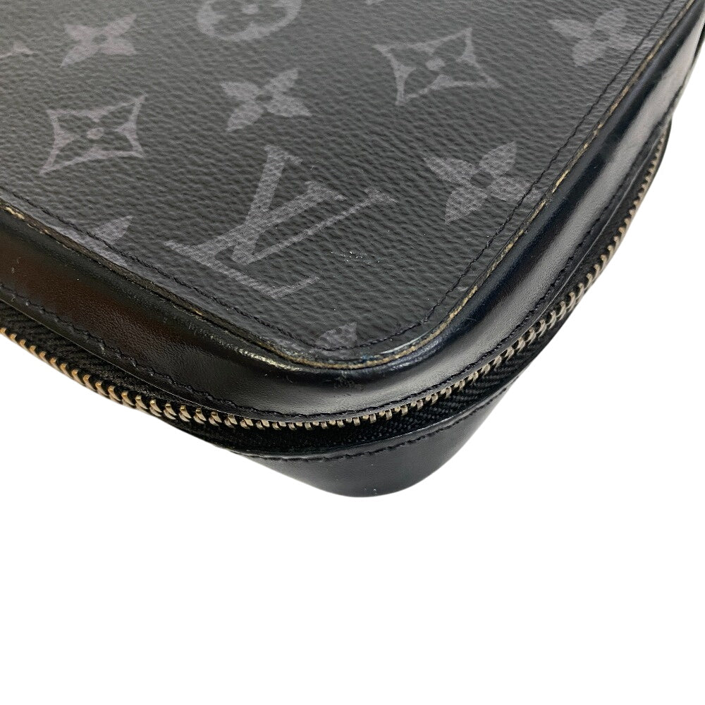 Luxury Women's Clutch Bag | LOUIS VUITTON Clutch bag Monogram Eclipse, canvas black Monogram Eclipse Canvas Zippy XL