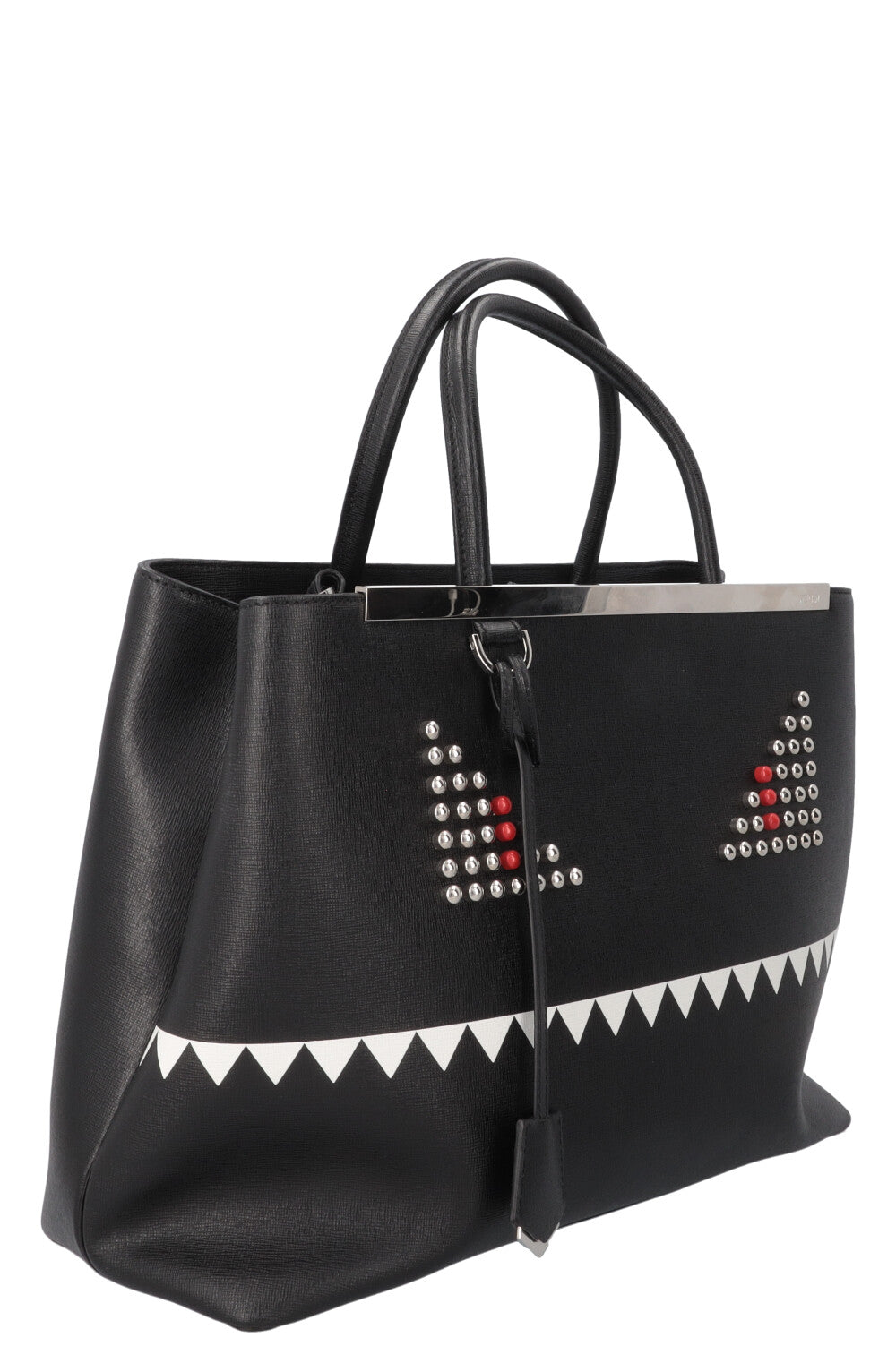 FENDI Medium Monster 2Jours Bag Black