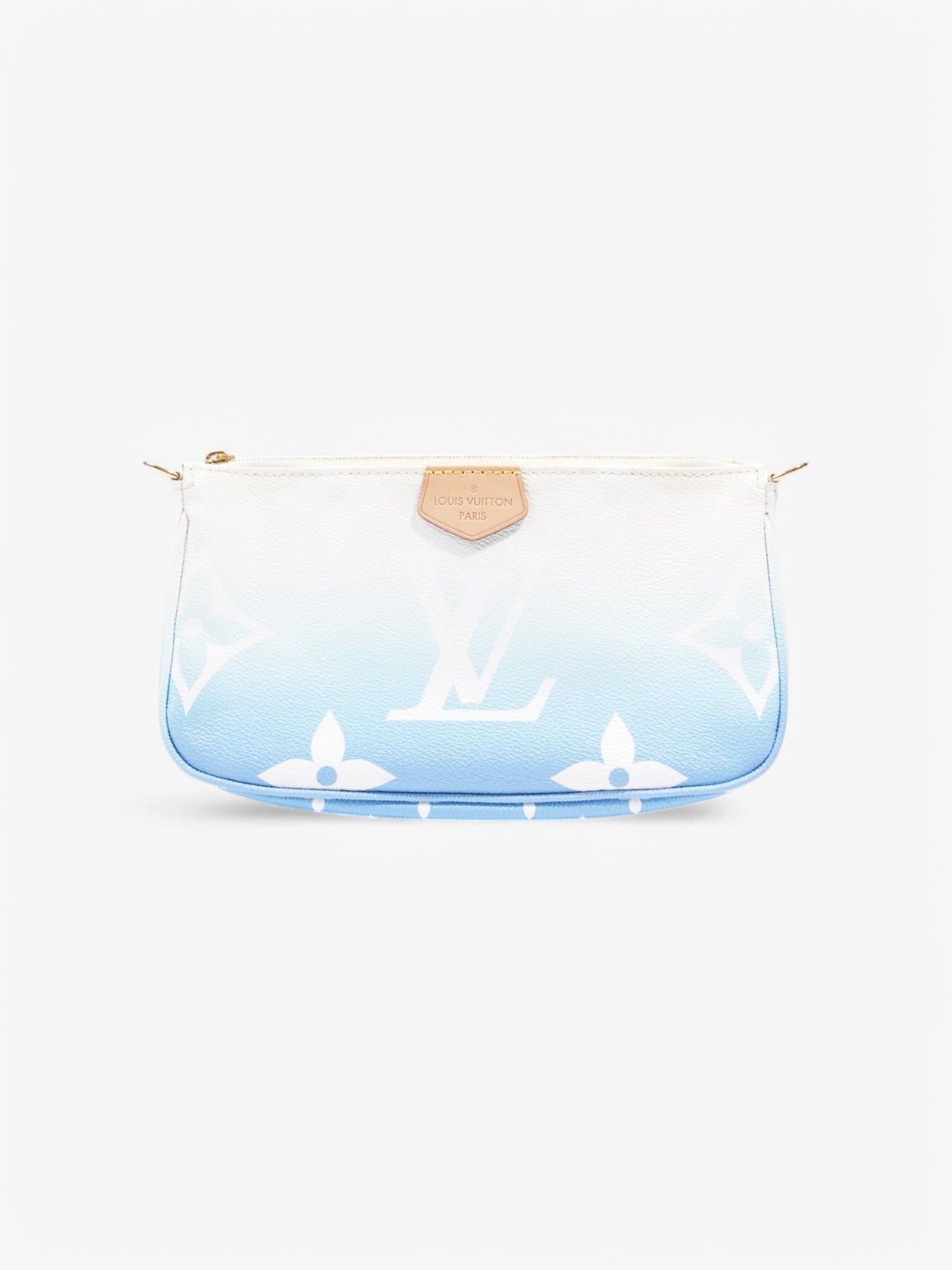 Louis Vuitton By The Pool Multi Pochette Accessoires White / Blue Coated Canvas