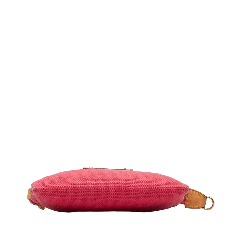 Louis Vuitton Antigua ette Plate PM Porchette M40068 Rose Pink Canvas Leather Louis Vuitton