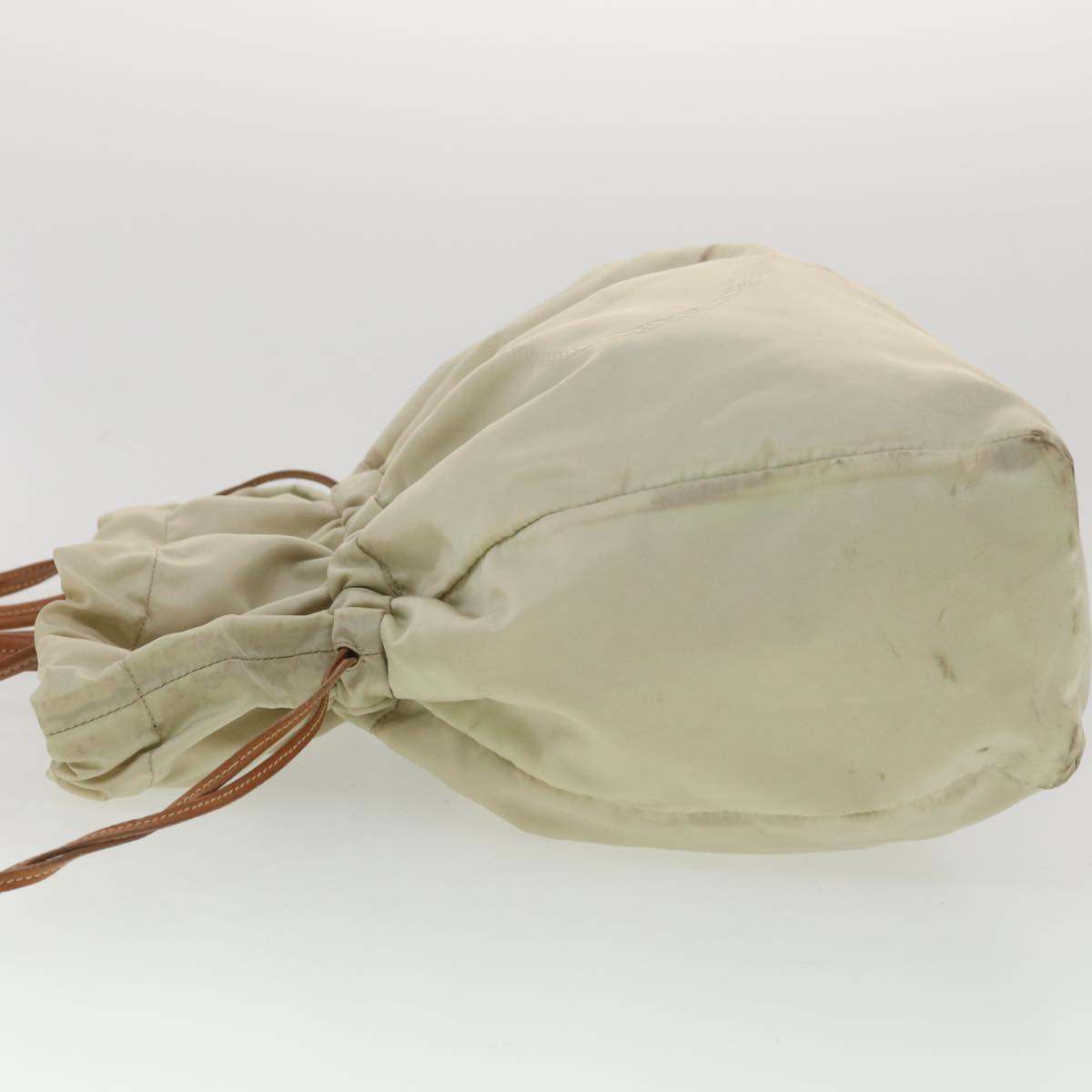 Prada Shoulder Bag Nylon Beige