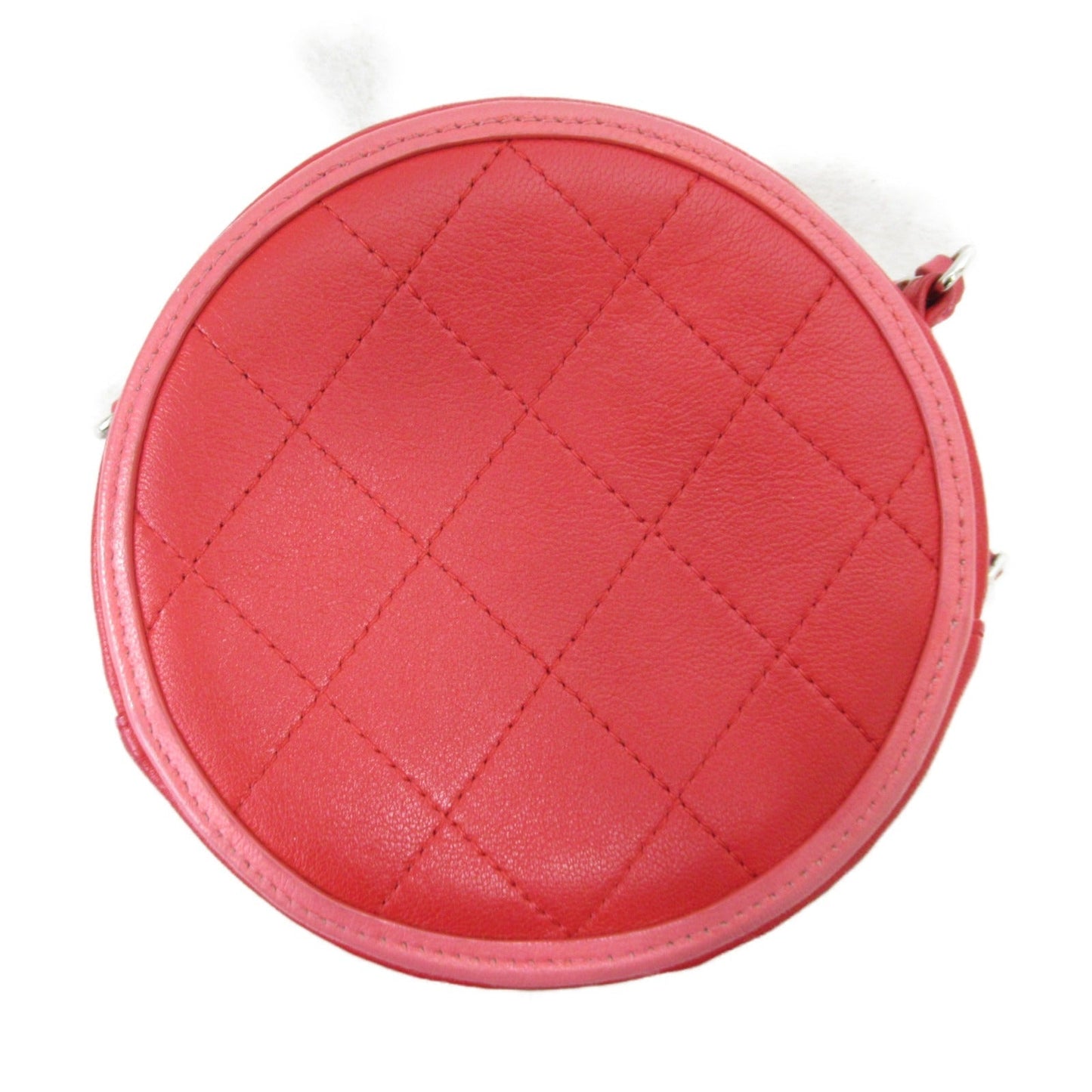 Chanel Chain Shoulder Bags Chain Shoulder Bags Leather Red/Pink