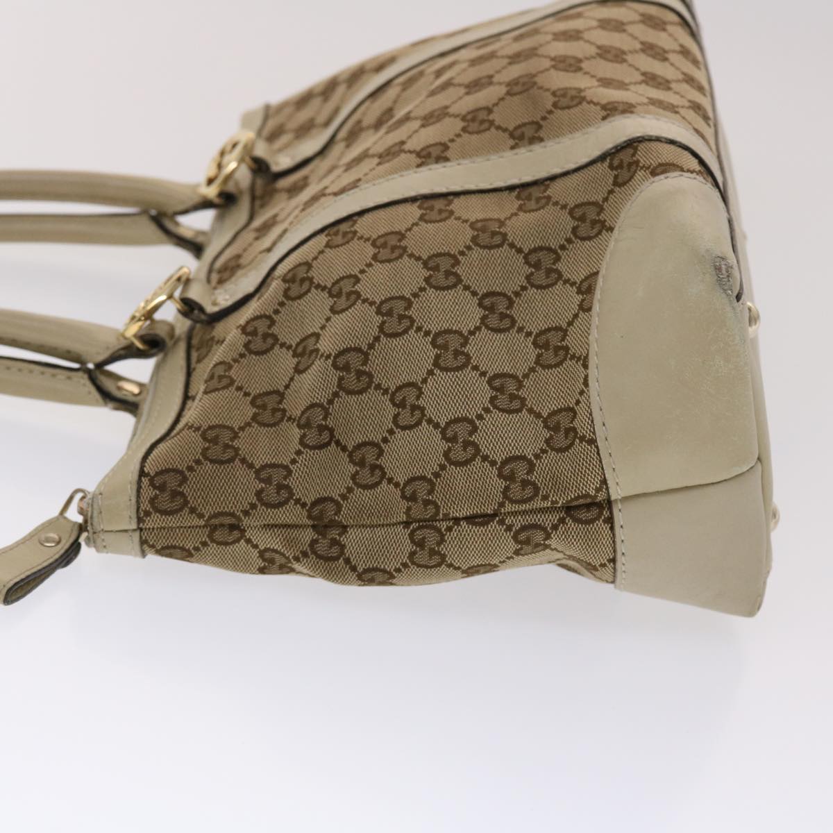 Gucci Leather Canvas Tote