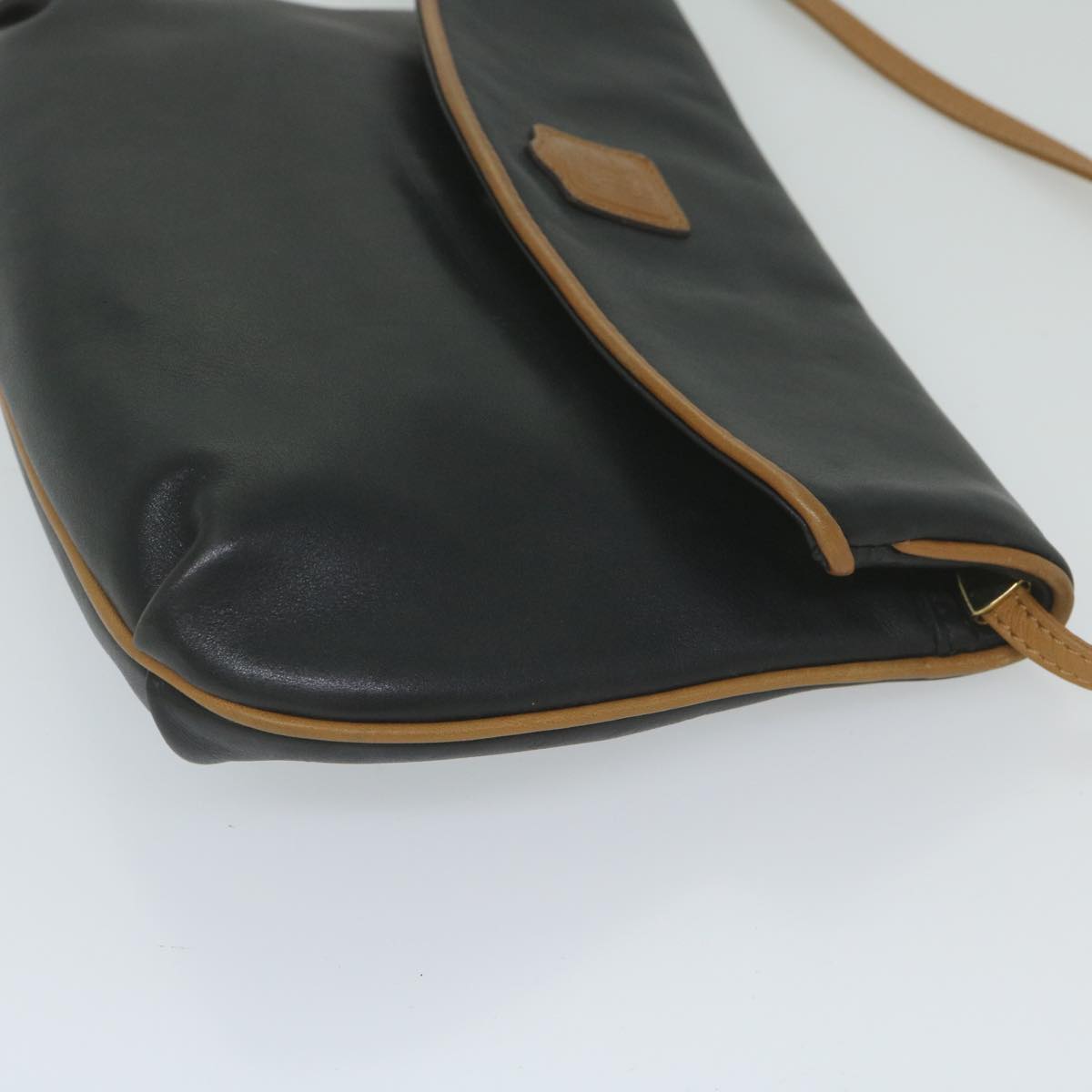 Luxury CELINE Shoulder Bag Leather Black am5325