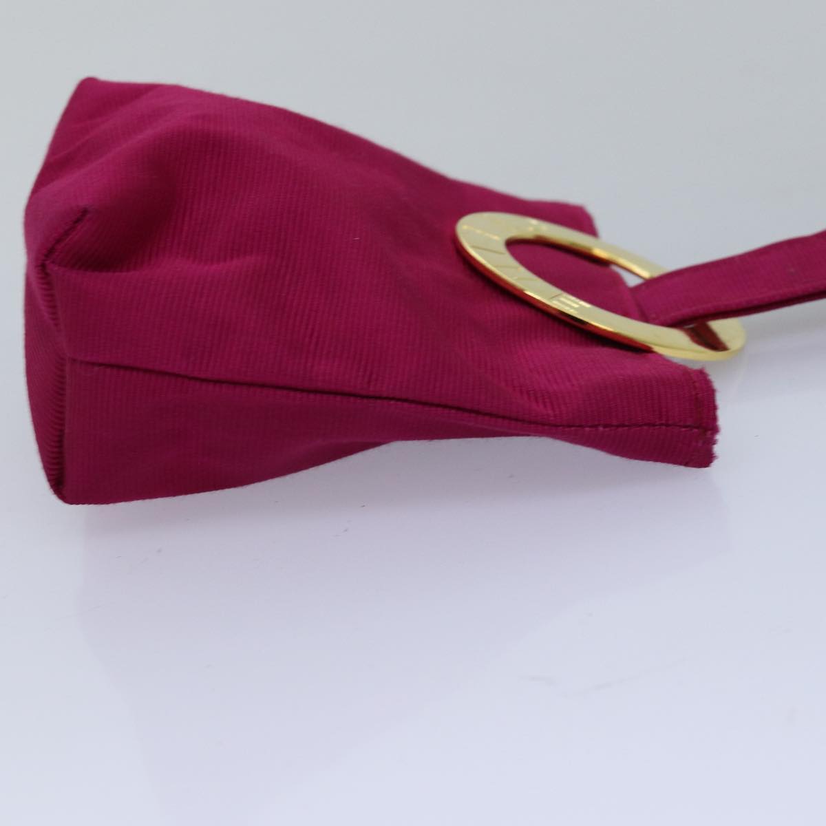 Luxury CELINE Circle Pouch Nylon Pink am6378