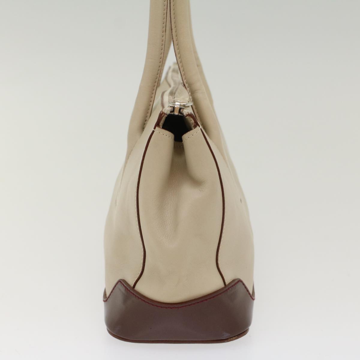 Prada Shoulder Bag Leather Beige
