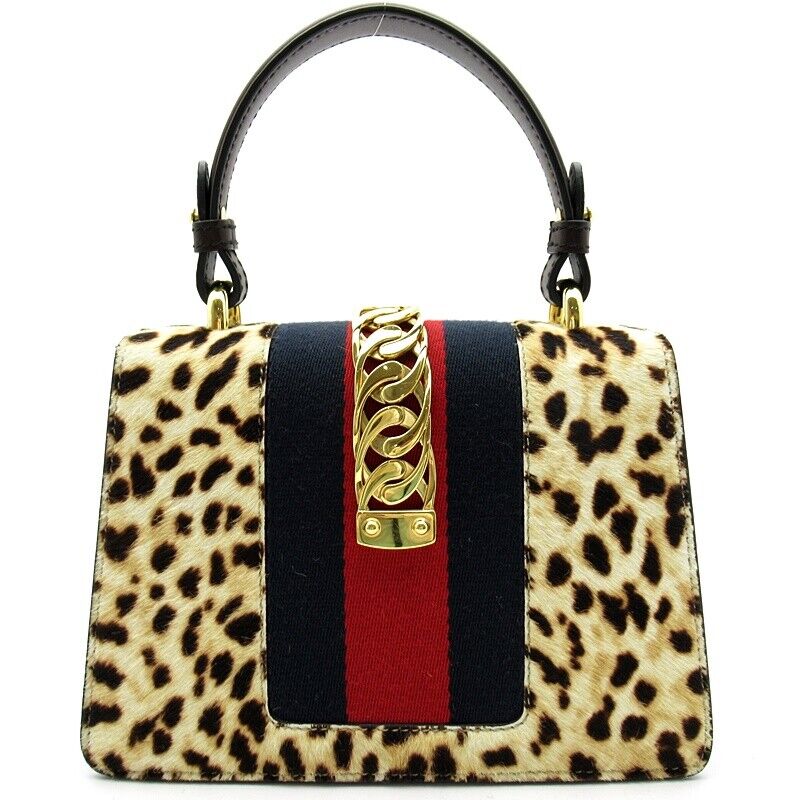 Gucci Lou Leather Top Handle Shoulder Bag
