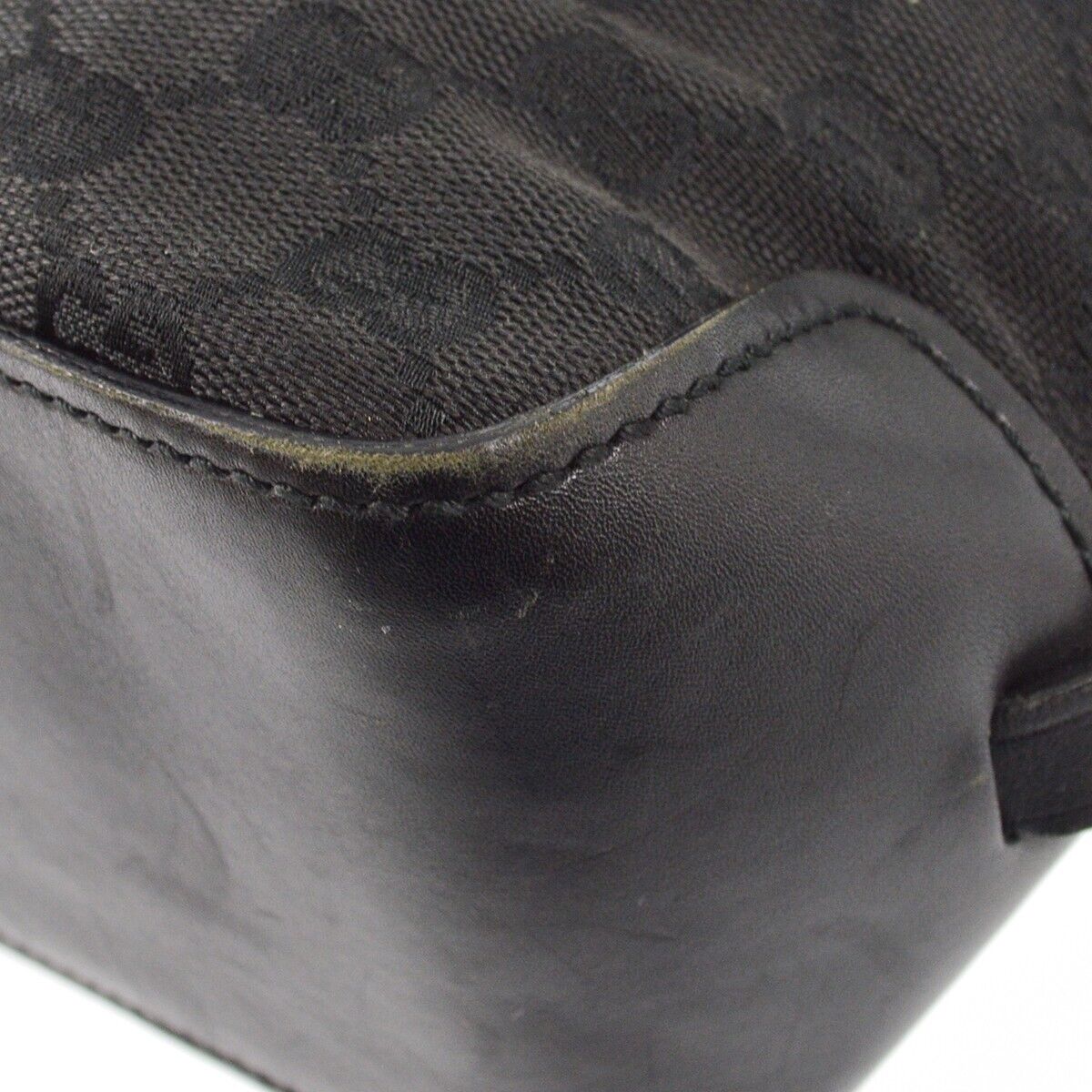 Gucci Monogram Leather Top Handle Tote