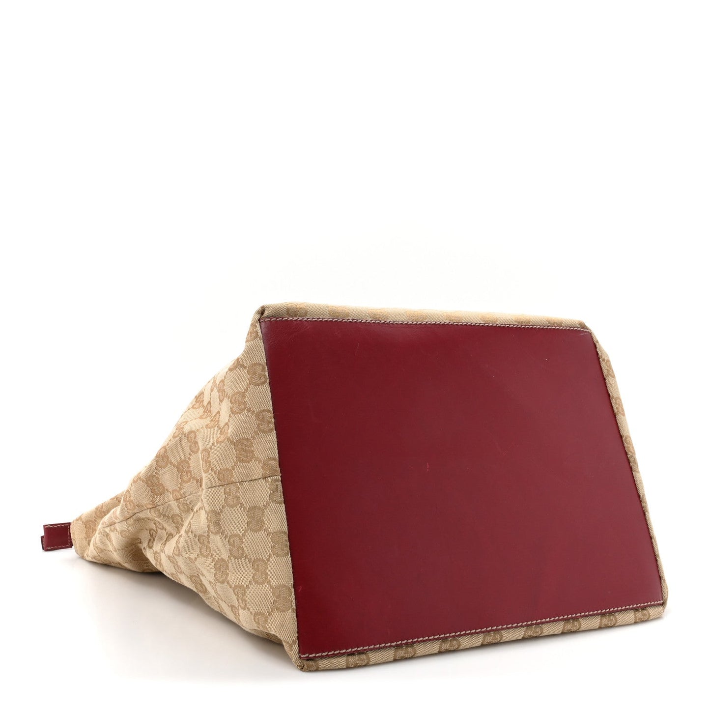 Gucci Leather Canvas Tote