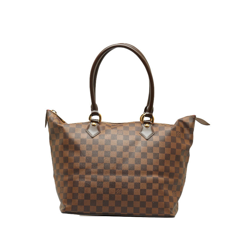 Louis Vuitton Damière Salée MM Handbag N51188 Eve Brown PVC Leather Louis Vuitton
