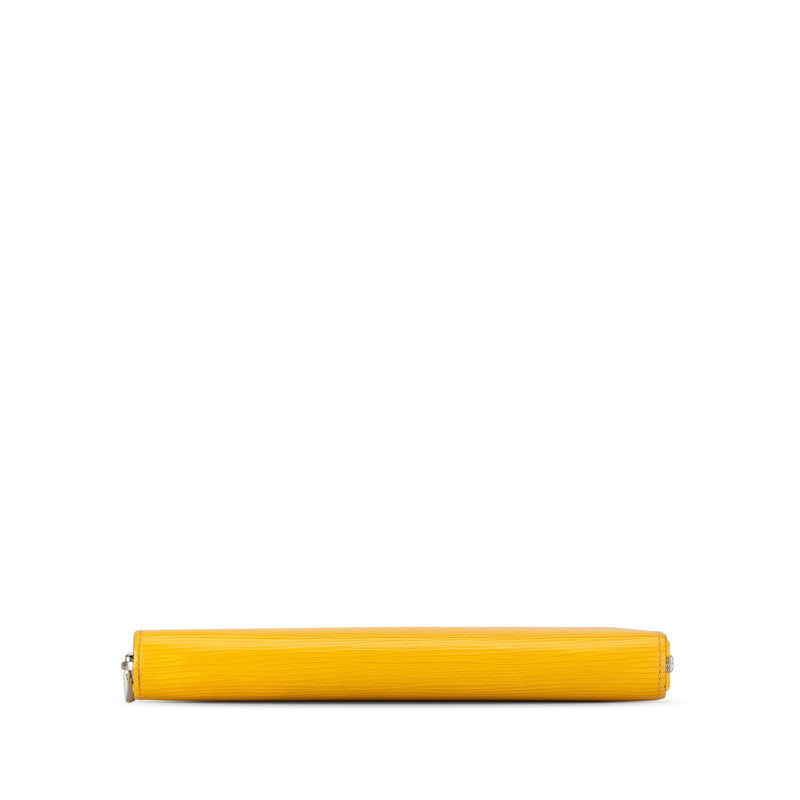 Louis Vuitton Epi Zippie Wallet Round Fashner Long Wallet M81229 Sunflower Yellow Leather Louis Vuitton Wallet