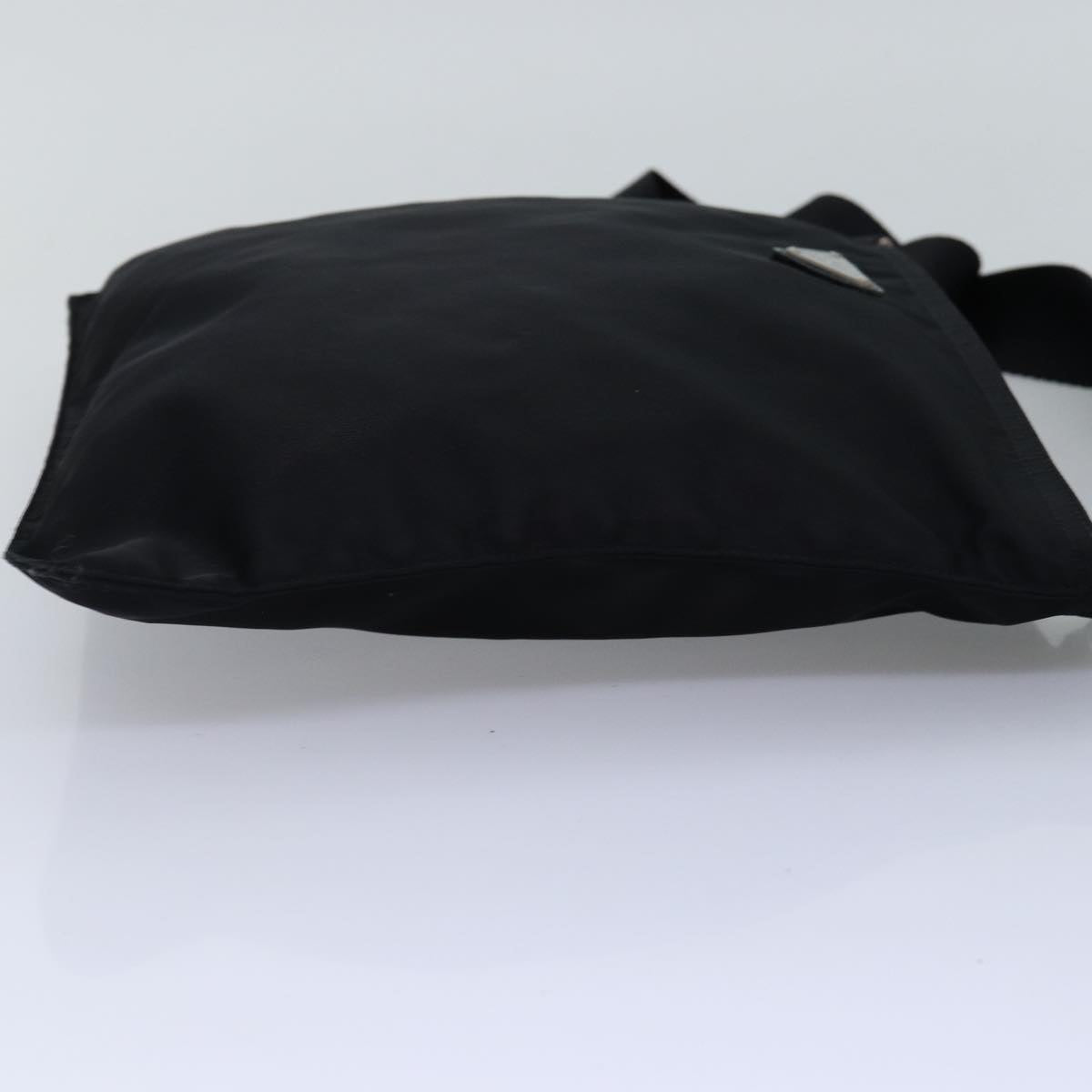 PRADA Shoulder Bag Nylon Black Auth bs14465