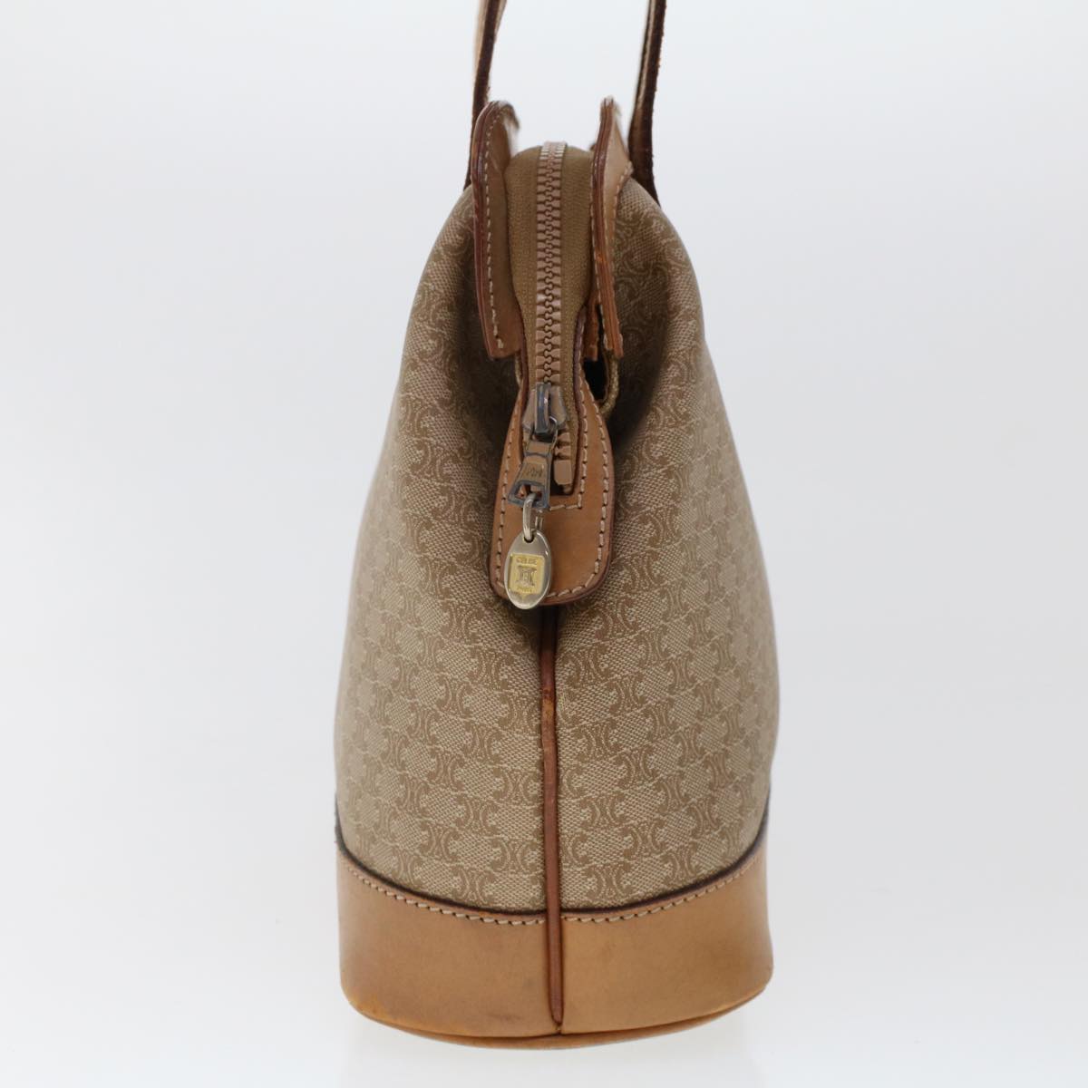 Luxury CELINE Macadam Canvas Pouch Shoulder Bag 2Set Beige 6571