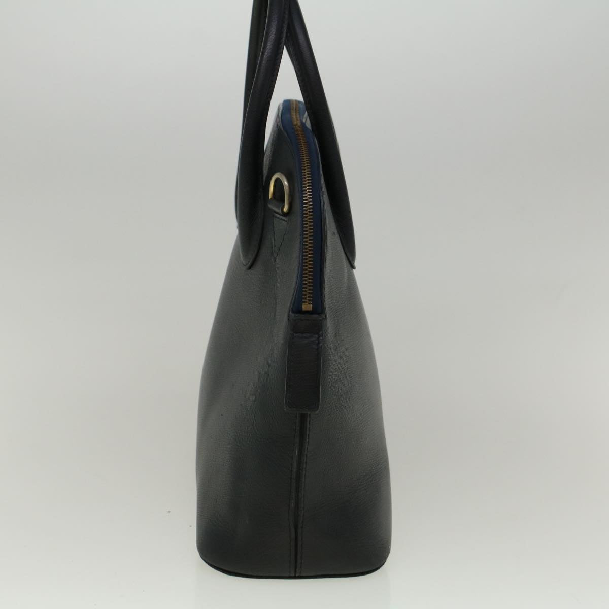 Luxury CELINE Hand Bag Leather Navy 9343