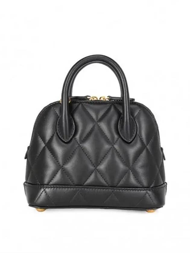 Luxury Balenciaga Trending 2026 Ville Quilted Leather Top Handle Cross Bag Black