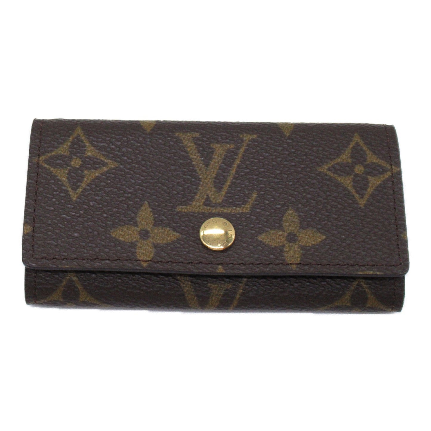 Louis Vuitton Multiple 4 Keycase Keycase Accessories PVC Coated Canvas Monogram Brown M62631