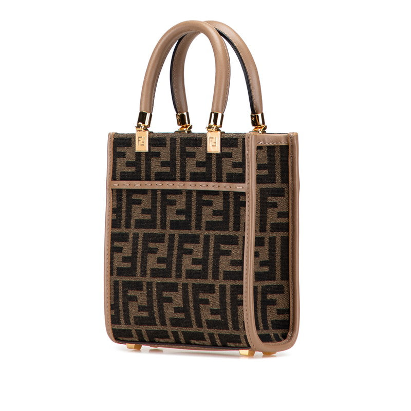 Fendi Fendace La Medusa Canvas 2way Bag