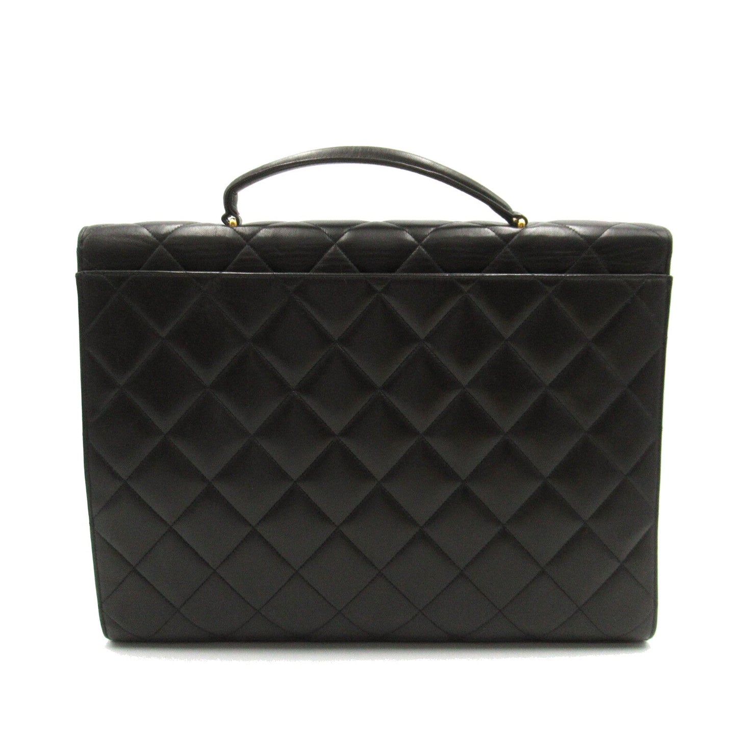 Chanel Chanel Matrasse Briefcase Briefcase Bag Black Mattress Briefcase Briefcase Briefcase OFF