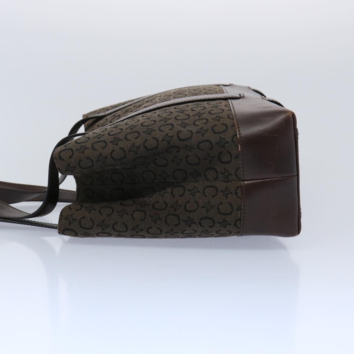 Luxury CELINE C Macadam Canvas Tote Bag Brown ep3195