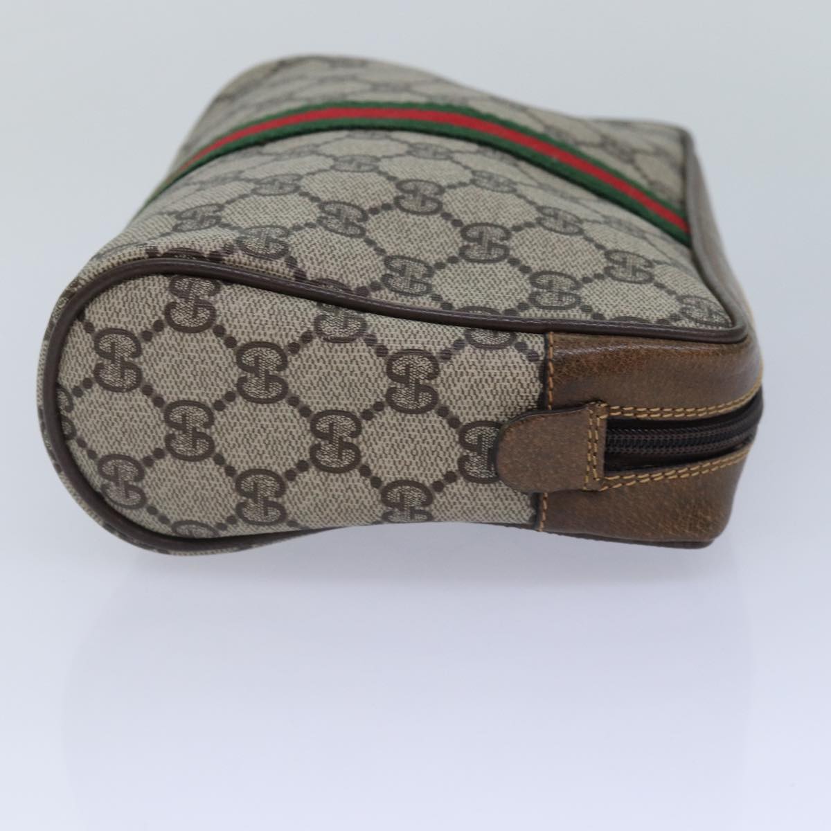 Gucci Leather Canvas Clutch