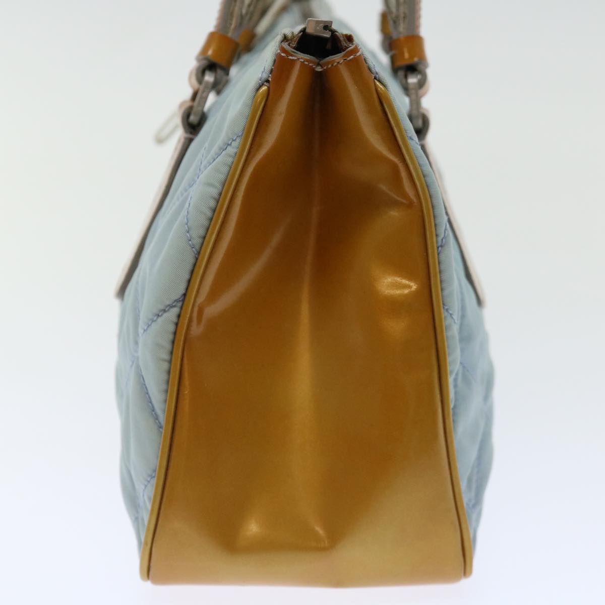 PRADA Shoulder Bag Nylon Blue Auth