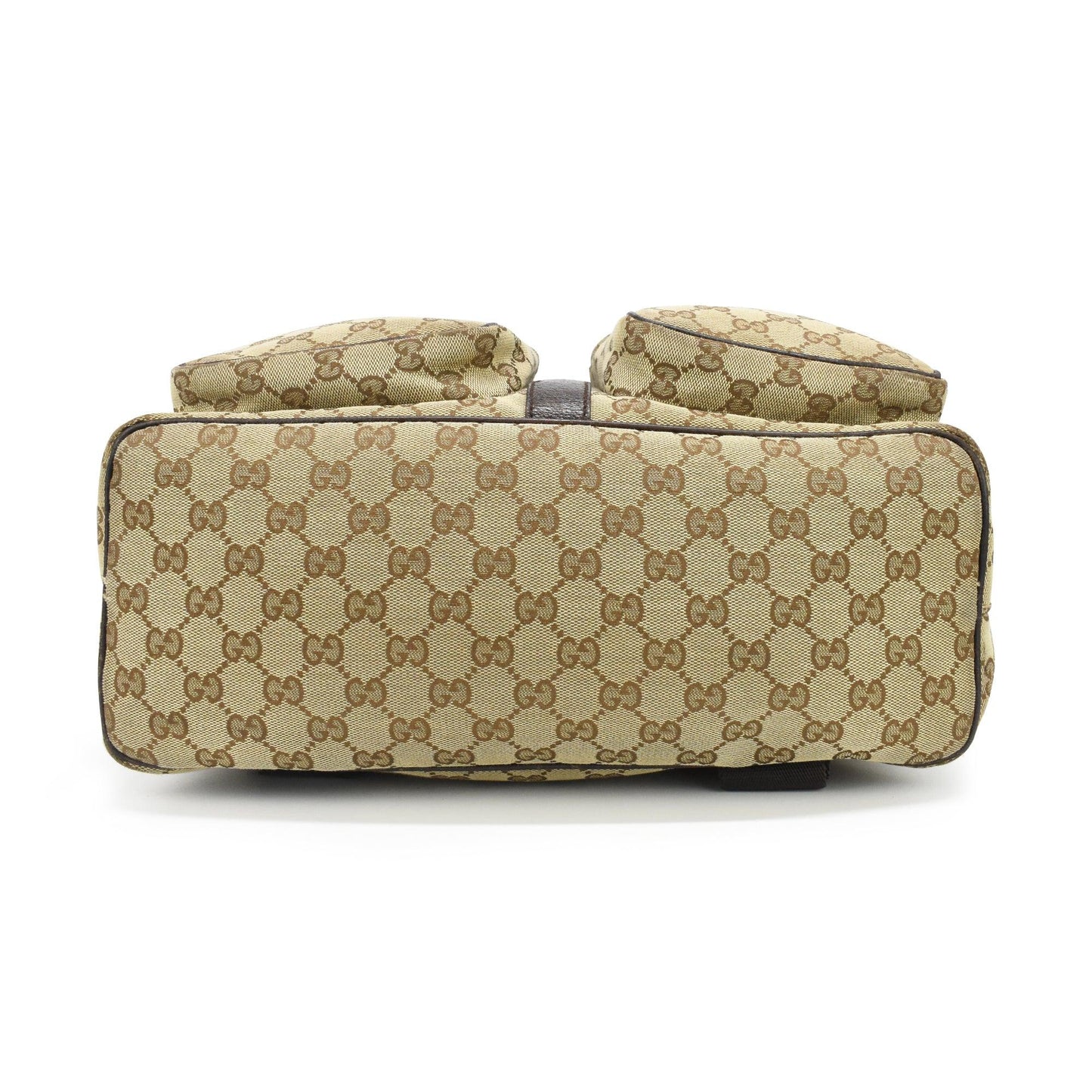 Gucci Monogram Leather Canvas Shoulder Bag