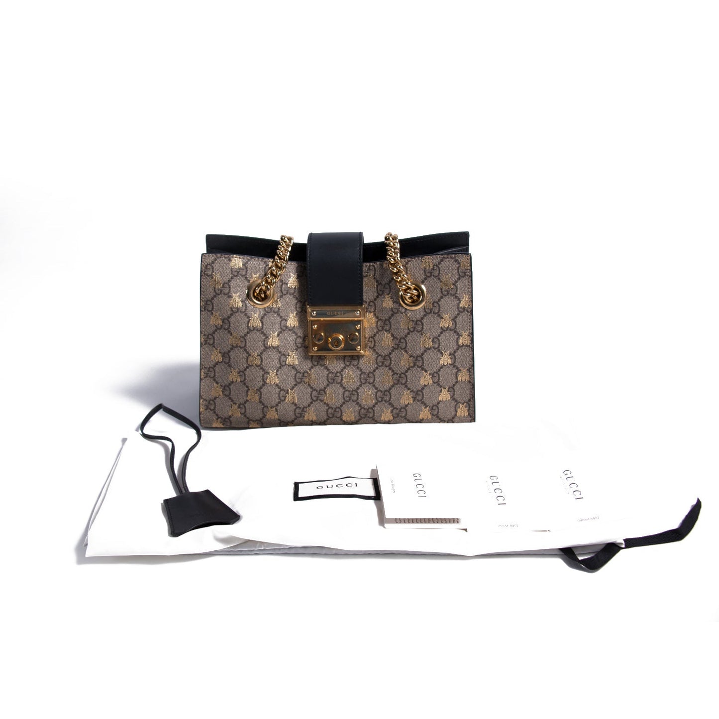 Gucci Padlock Leather Chain Shoulder Bag Style 3
