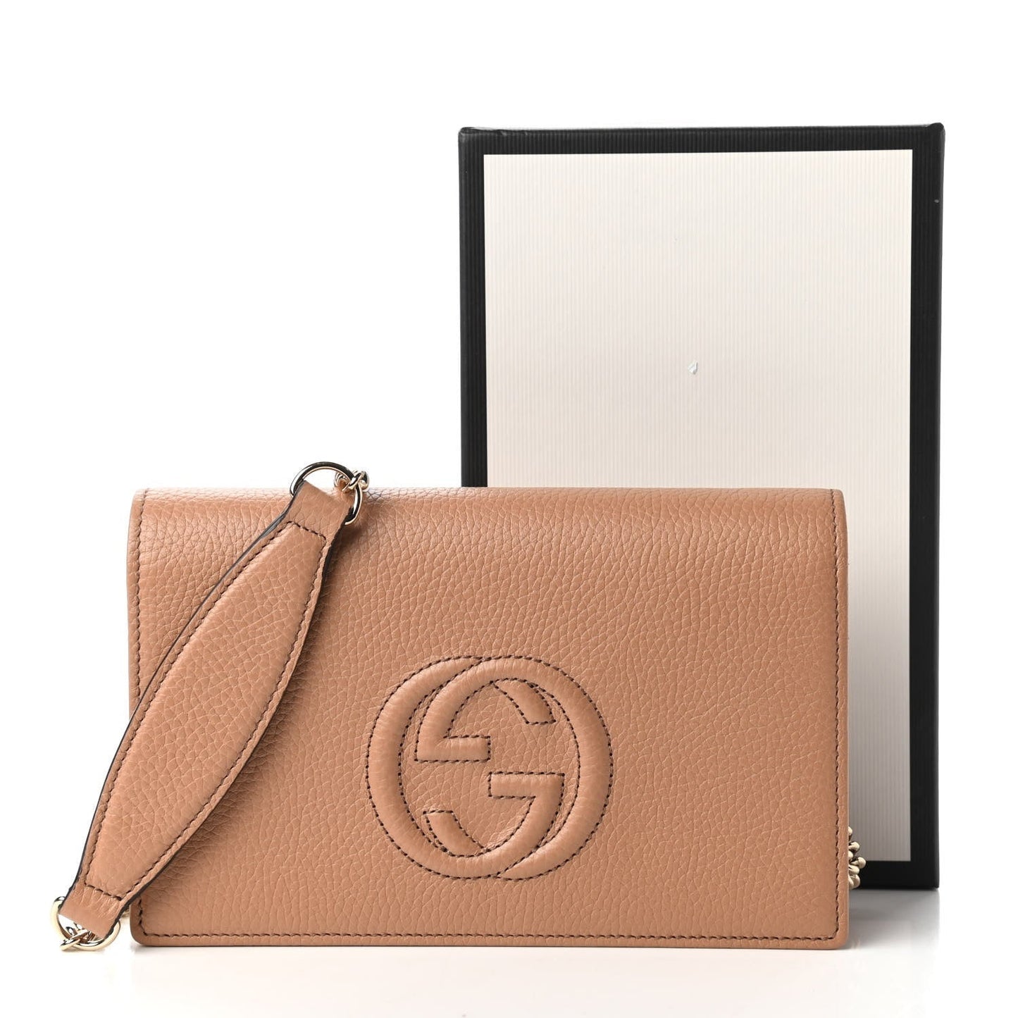 Gucci Chain Leather Crossbody
