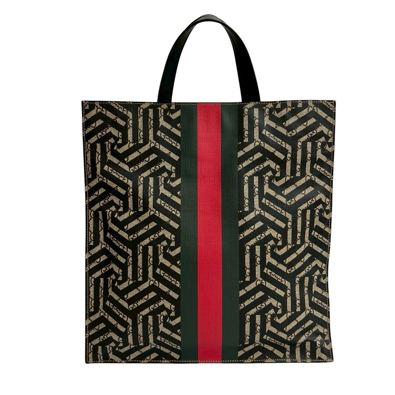 Gucci GG Kaleido Bee Leather 2way Tote Bag