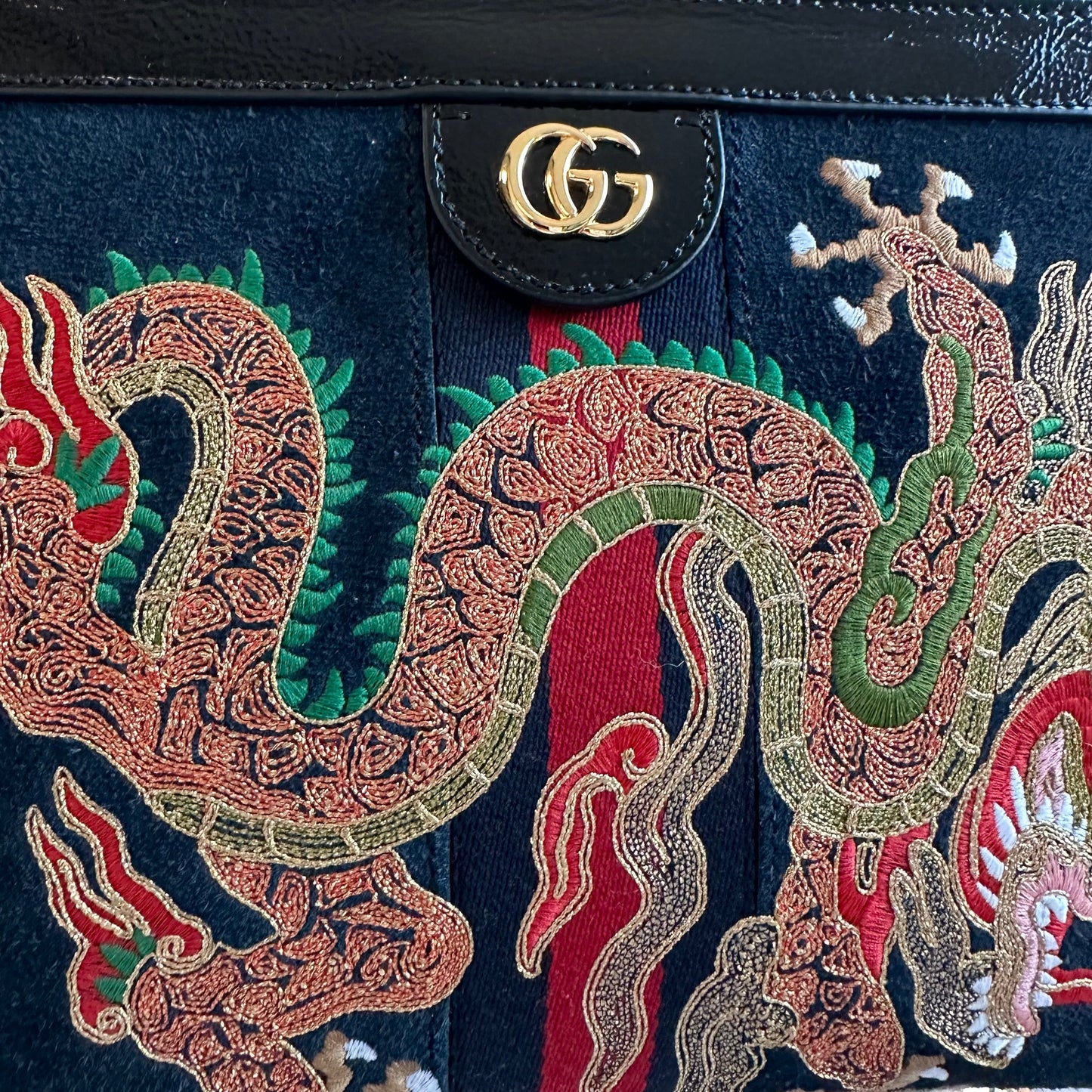 Gucci Ophidia Embroidered Medium Shoulder Bag