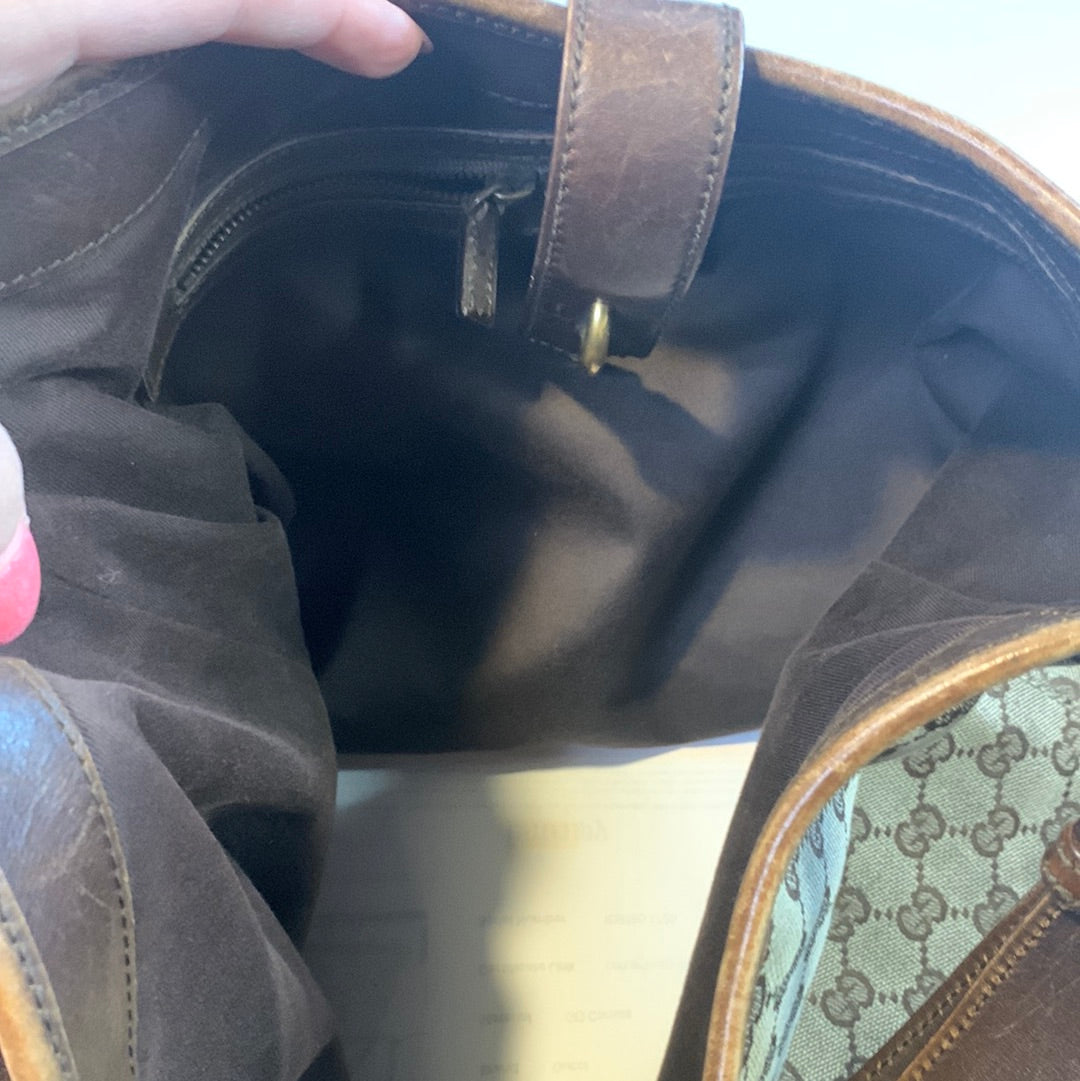 Gucci Canvas Shoulder Bag Style 1
