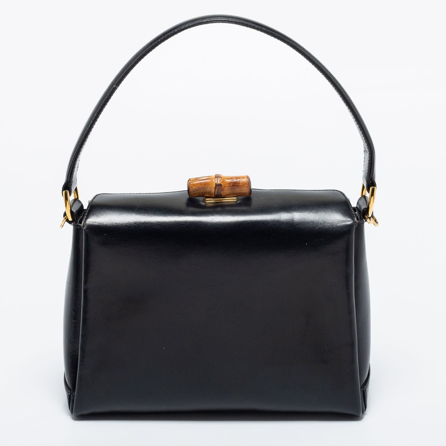 Gucci Lou Leather Top Handle Handbag