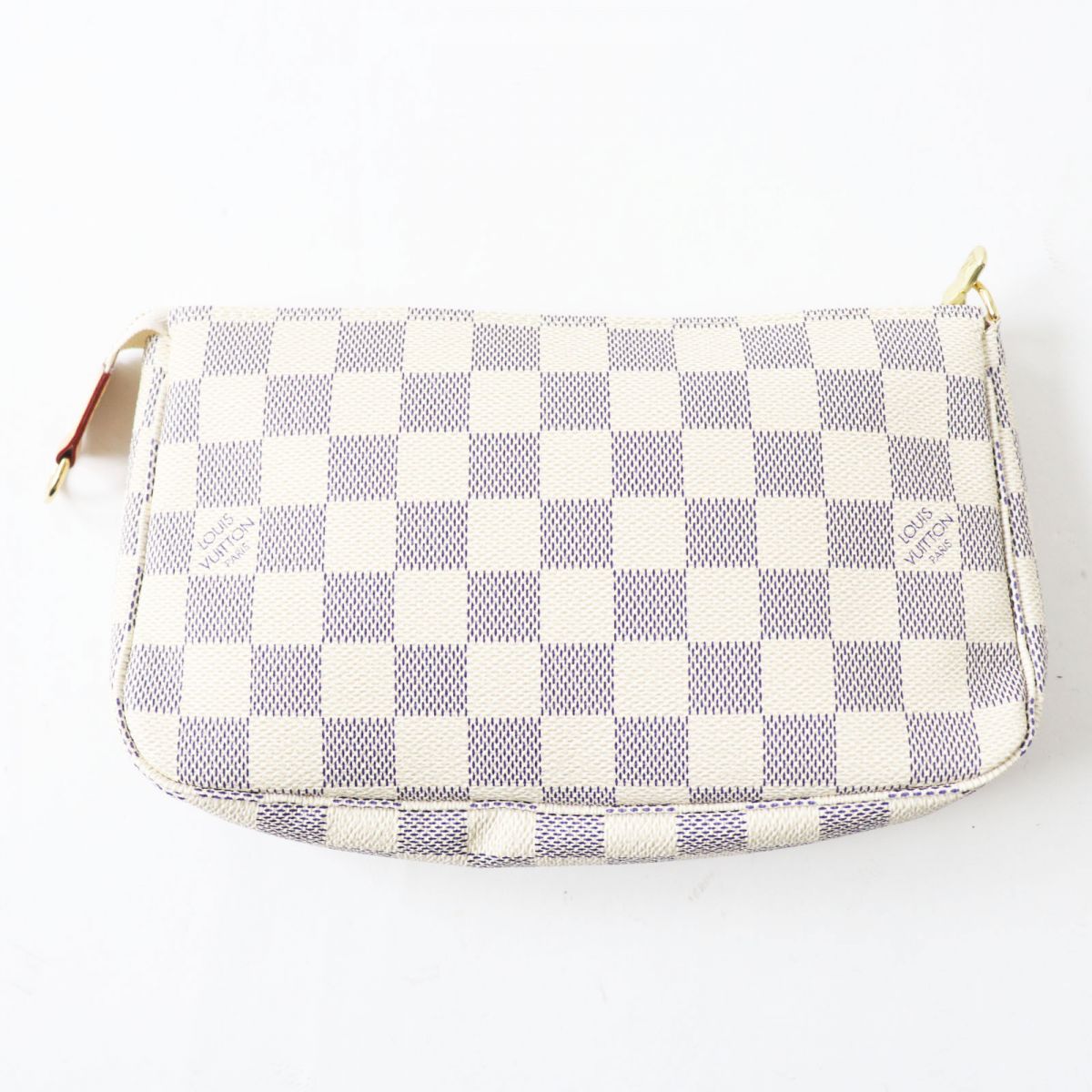 LOUIS VUITTON Accessory pouch Damier Azur Canvas gray Pochette Accessoires