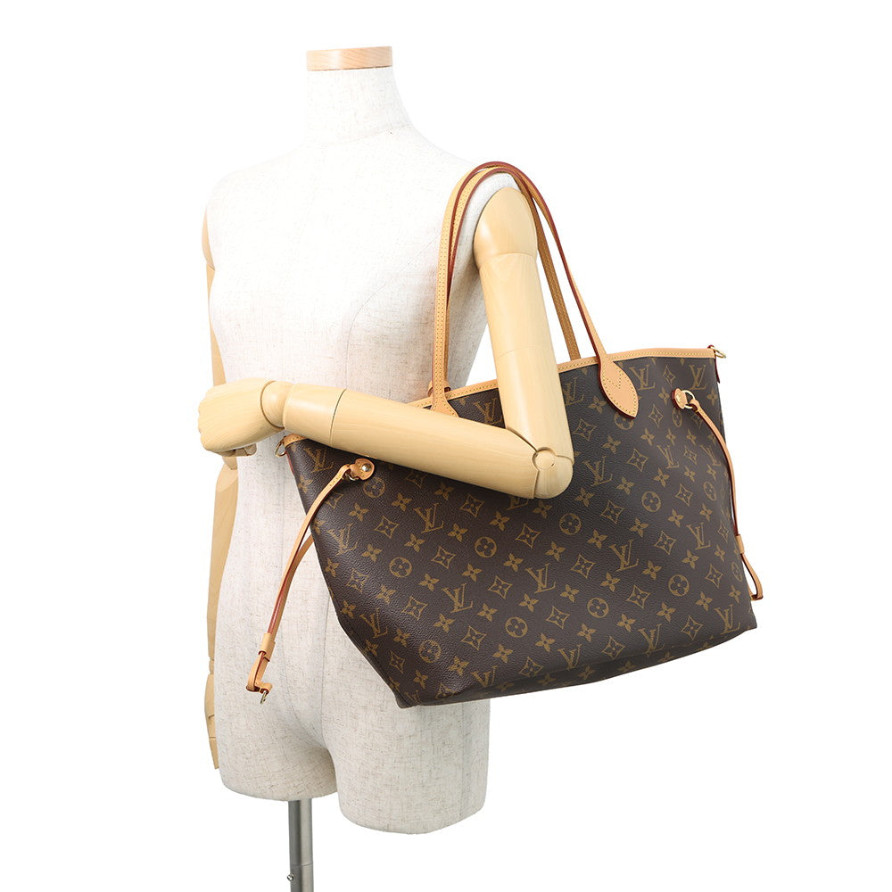 LOUIS VUITTON Neverfull Inside Out Orange / BrownM28376 Monogram Size MM