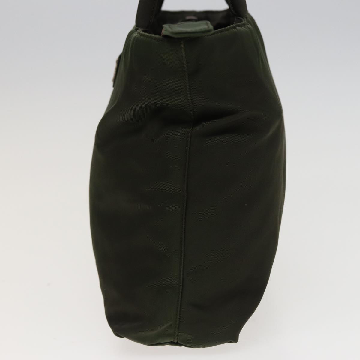 PRADA Hand Bag Nylon Khaki Auth
