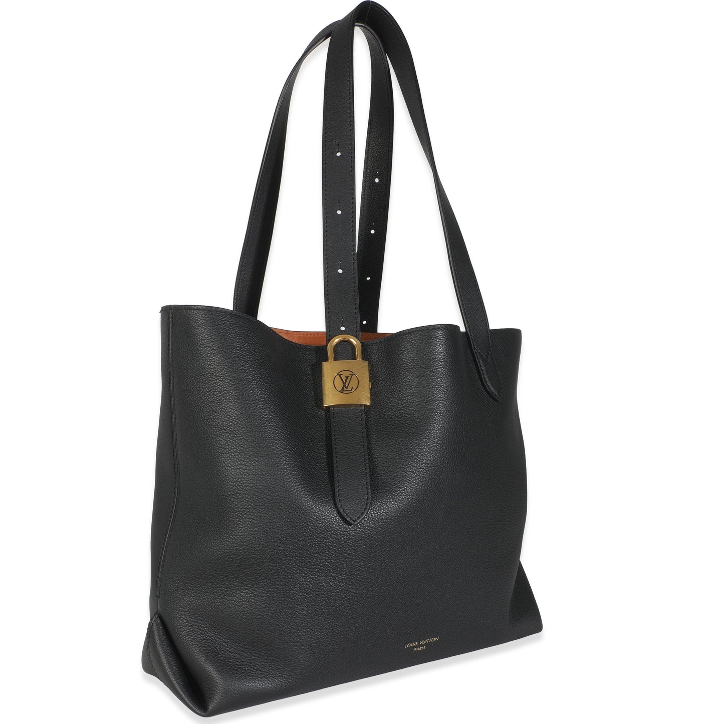 Luxury Women's Handbag | Louis Vuitton Black Grained Calfskin Low Key Cabas MM