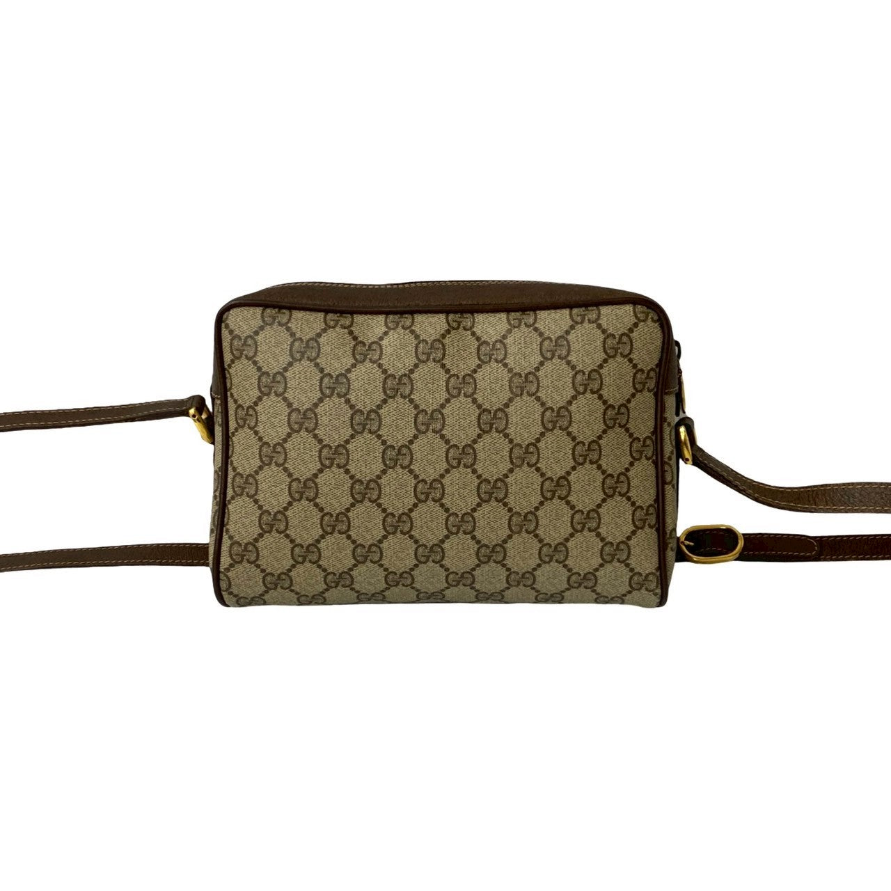Gucci Old Gucci GG Logo Leather Shoulder Bag
