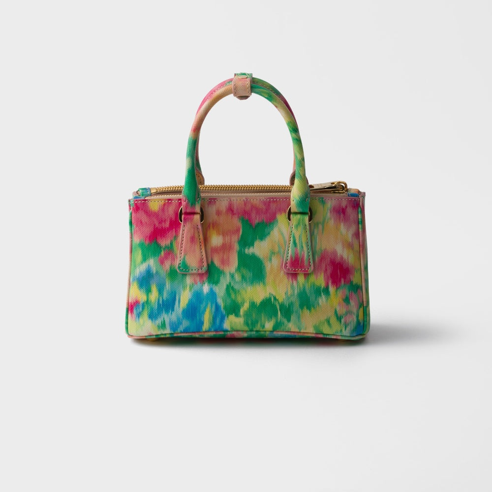 Prada Galleria mini printed Saffiano leather bag