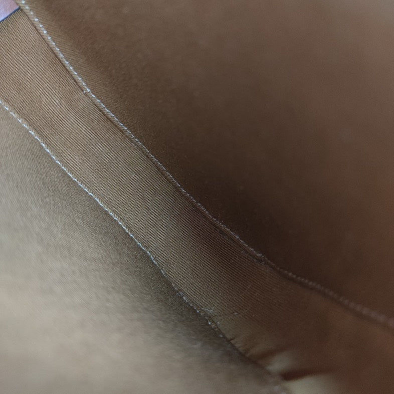 Luxury CELINE Triomphe Clutch in Brown Canvas