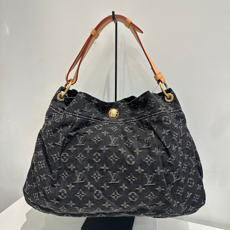 Louis Vuitton Denim Daily PM Black Shoulder Bag