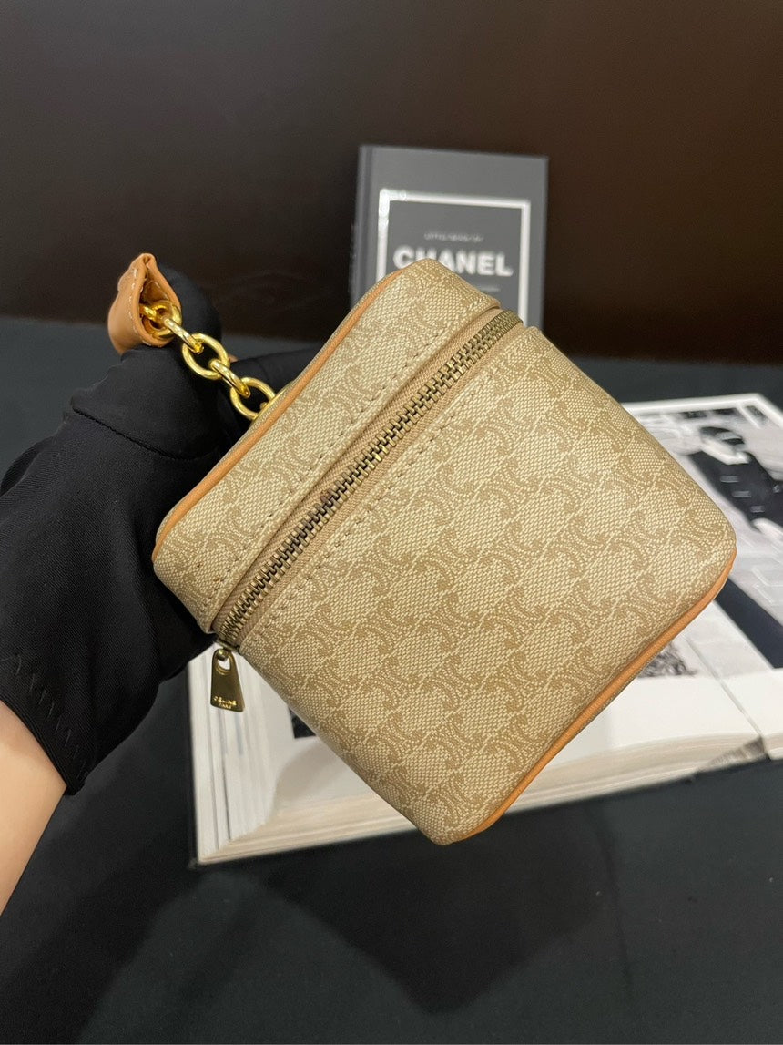 Luxury CELINE Monogram Case Milk Tea Color - Shoulder Bag