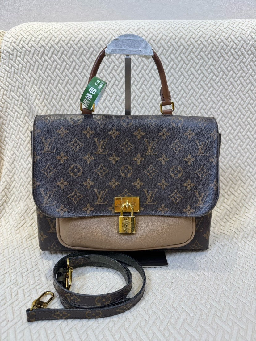 Louis Vuitton Monogram Canvas Crossbody Bag - Brown, Crossbody, Designer Handbag